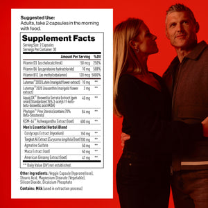 M Drive Daily Classic Supplement Facts